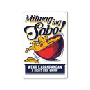 Tin Painting Art Mural Modern Bar Frameless Hanging Picture