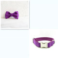 Pet bow tie Solid dog collar bow accessories