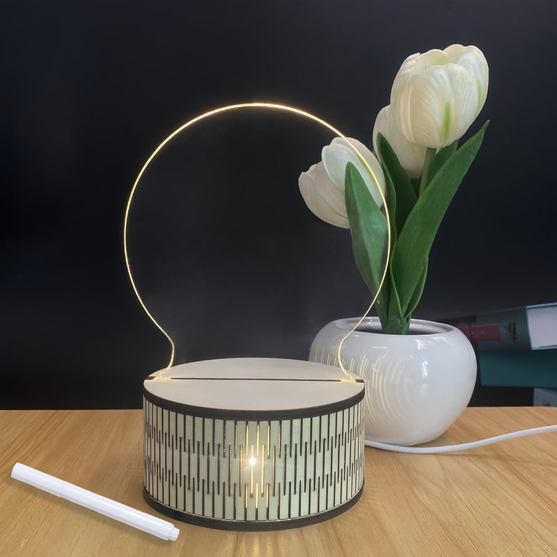 LED lamp memo board bedside lamp