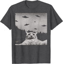 Alien Cat-shaped Unidentified Flying Object T-shirt