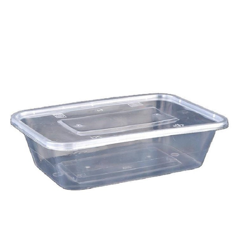 Food Grade Rectangular Transparent Thickened Disposable To-go Box