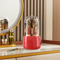 Rotating Makeup Brush Storage Bucket with Dust-Proof Design