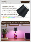 Bottle-shaped lamp - plug-in bedside lamp