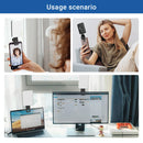 Mobile phone fill light 5 color temperature mini portable live video conference fill light - TrendTrove