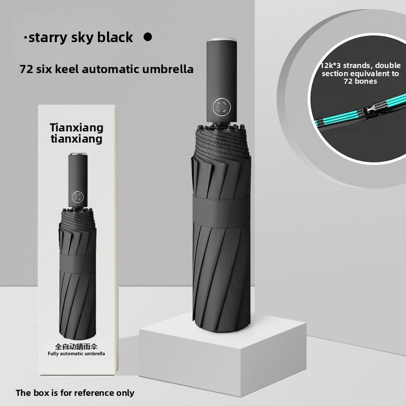 72-Bone Automatic Folding Umbrella