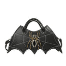 Fashion Handmade Spider Embroidery PU Messenger Bag