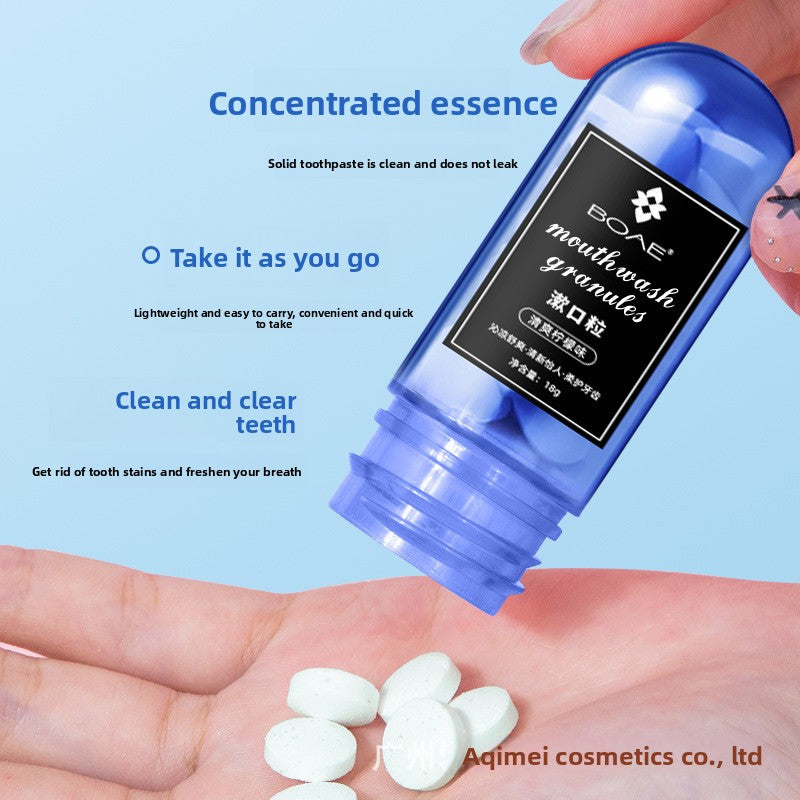 Mouthwash Tablets, Solid Toothpaste, Clean and Fresh Breath, Efficient All-In-One Toothpaste Tablets, Probiotic Tooth Cleaning Tablets Wholesale