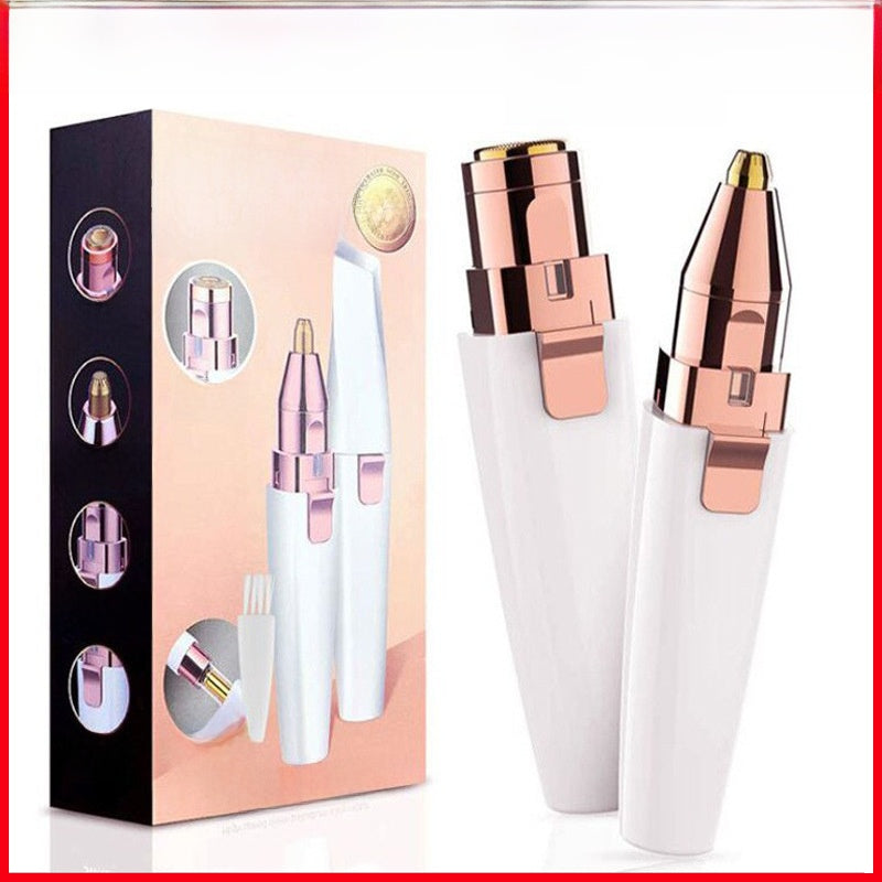 USB Rechargeable 2-in-1 Electric Eyebrow and Body Shaver