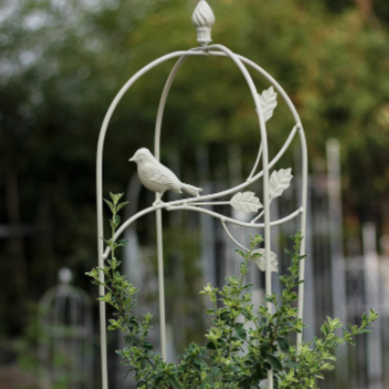 Iron Folding Birdcage Climbing Vine Frame Balcony Decorative Flower Rack