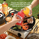Japanese Medical Stone BBQ Grill Pan Non-Stick Smokeless Cooking
