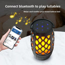 Portable Bluetooth Speaker with LED Flame Effect