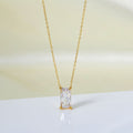 Stainless Steel Zircon Necklace