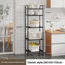 Multi-level kitchen storage rack