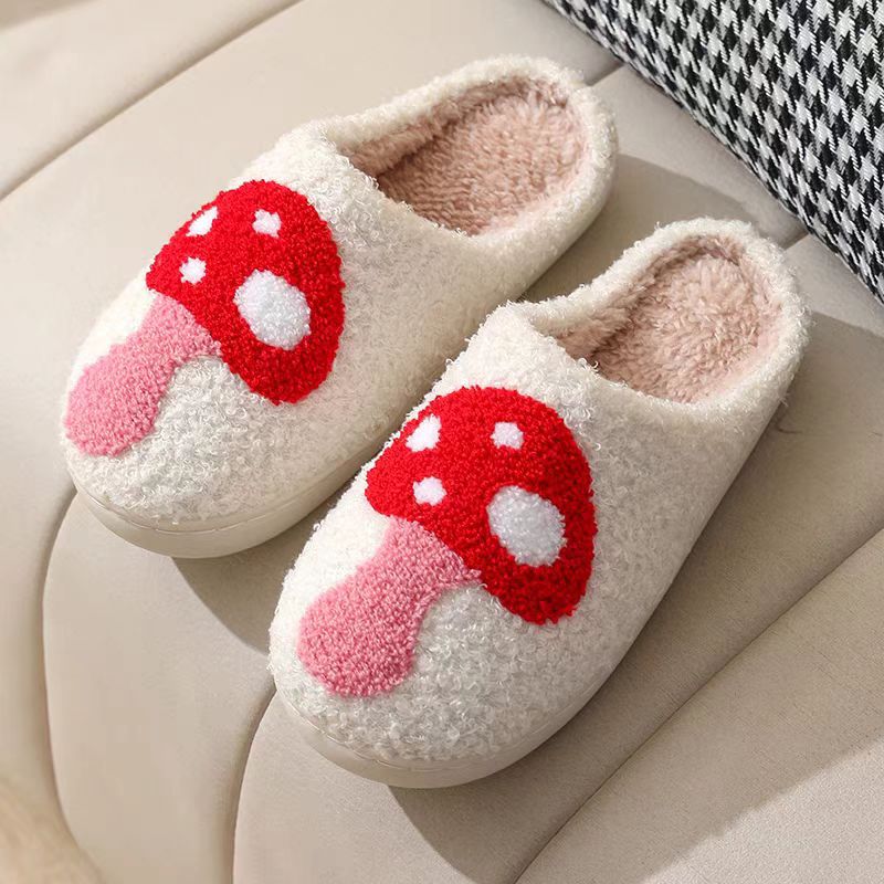 Plush slippers