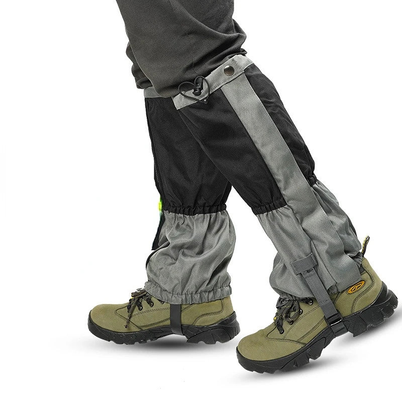 Outdoor mountaineering snow waterproof snowshoe cover hiking desert sandproof foot cover leg warmers for both men and women - TrendTrove