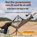 كرسي هزاز خارجي مصنوع من سبائك الألومنيوم قابل للطي محمول