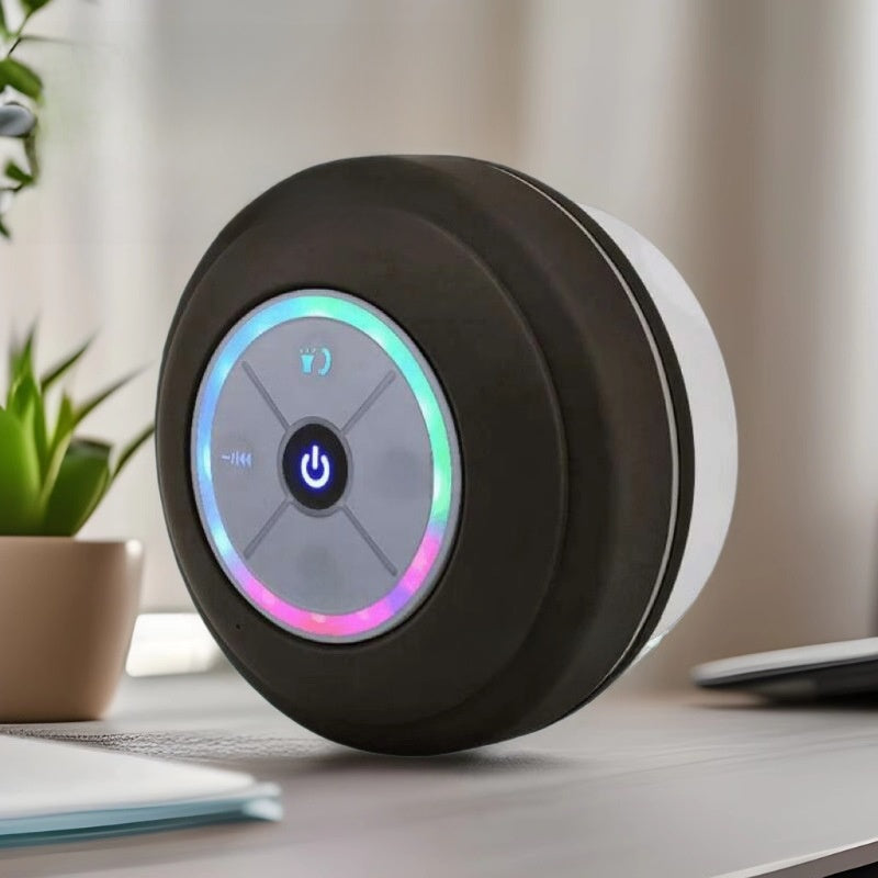 Mini portable illuminated audio system