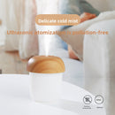Mushroom Wood Grain USB/Battery Portable Humidifier