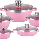 Die-cast pot, aluminum pot, non-stick pot and soup pot set