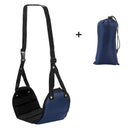 Air travel hammock ankle straps