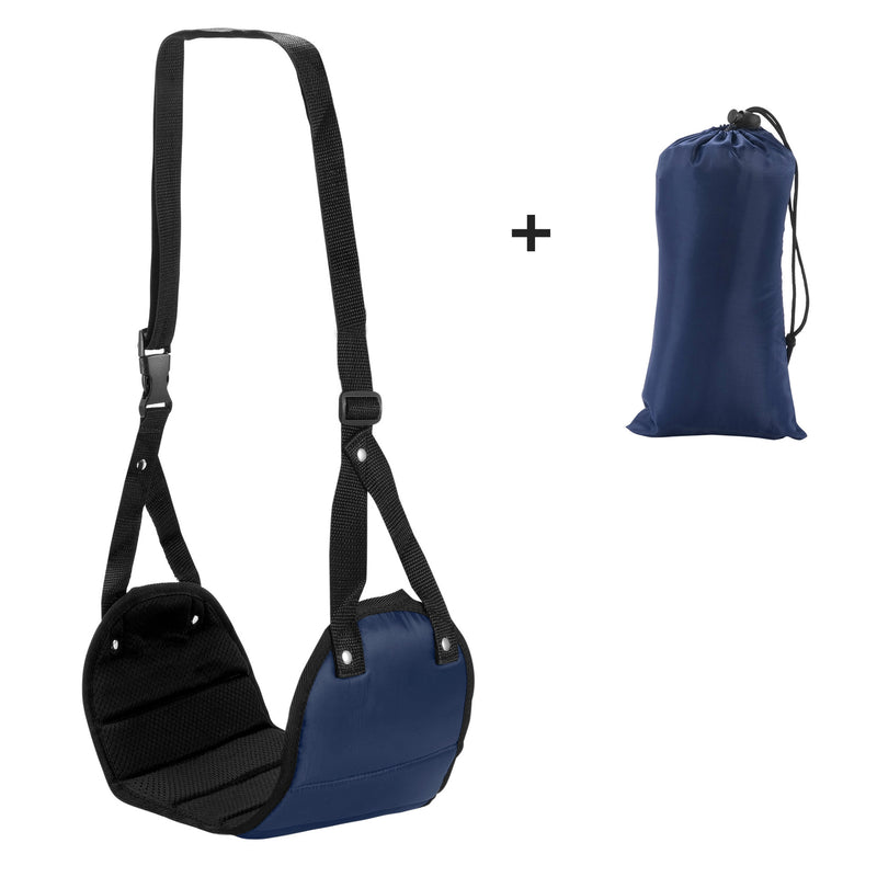Air travel hammock ankle straps