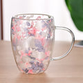 Household borosilicate double-layer glass cup