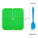 Silicone Pet Licking Mat Slow Feeder with Suction Base ? Anti-Choke Dog/Cat Food Bowl