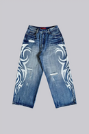 Jaded London Light Wash Colossus Fit Jeans