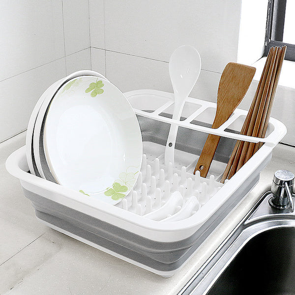 Folding draining basket kitchen