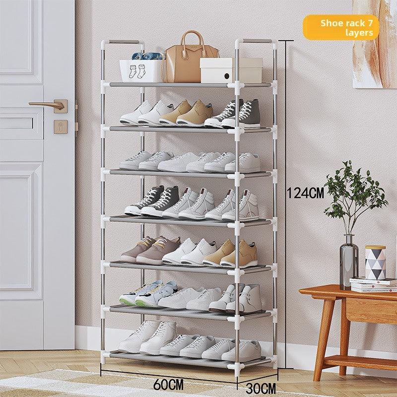 Simple shoe rack for household entry