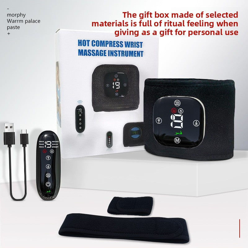 Electric Hand Massager with Heating and Kneading Functions