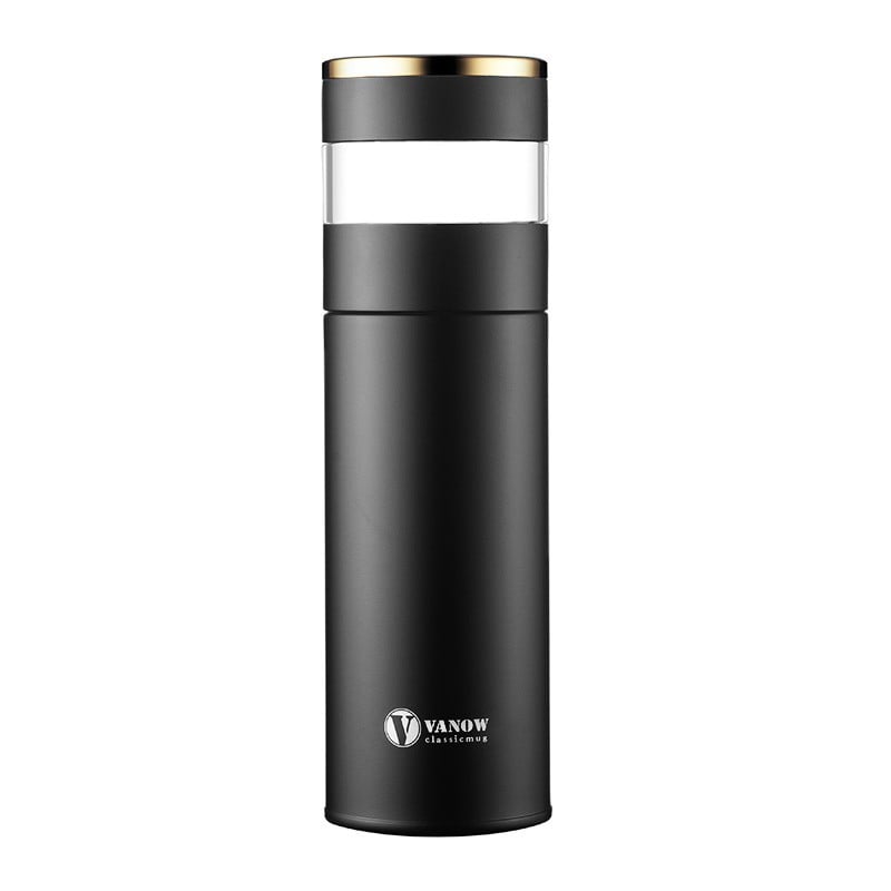 Smart Temperature Display Vacuum Insulated Cup with Tea Strainer