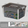 Portable Multi-Layer Transparent Medicine Storage Box