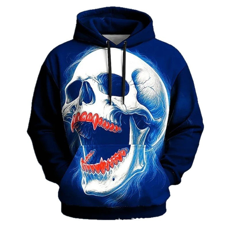 Men's 3D Print Hoodie Long Sleeve Pullover Streetwear