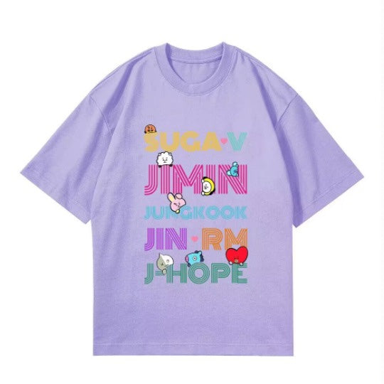 Print Cotton Short-Sleeve T-Shirt