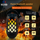 Portable Bluetooth Speaker with LED Flame Effect
