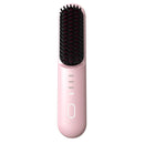 Wireless lazy-person portable hair straightening comb
