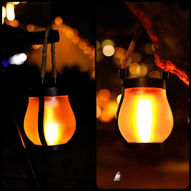Solar Flame Lamp