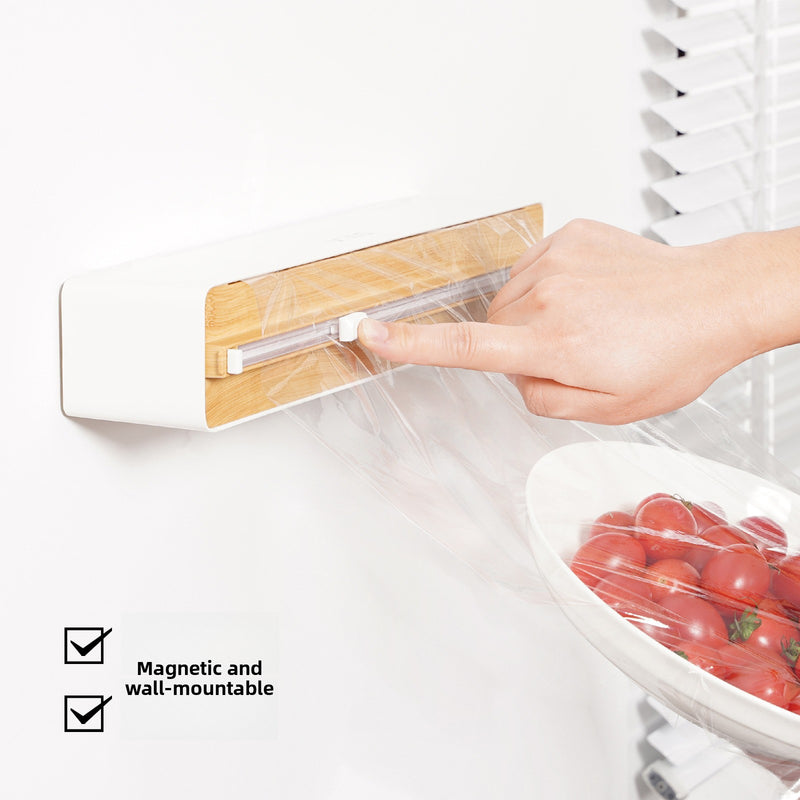 Magnetic Wall-Mounted Cling Film Cutter