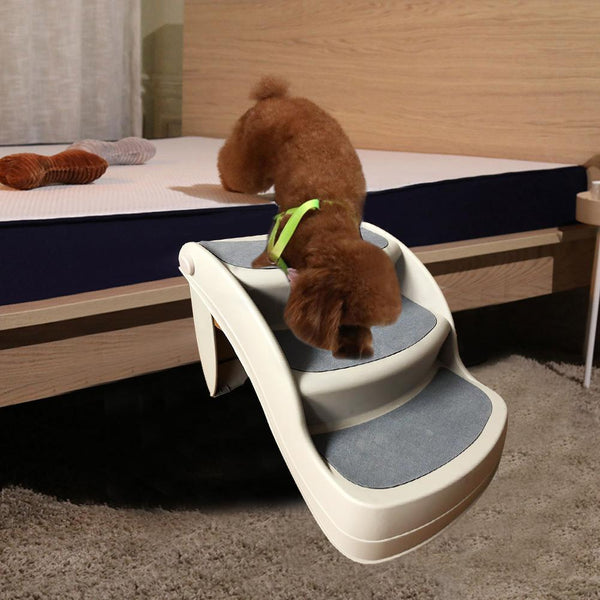 New Pet Stair Steps Plastic Folding Non-slip