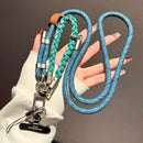 Adjustable mobile phone lanyard