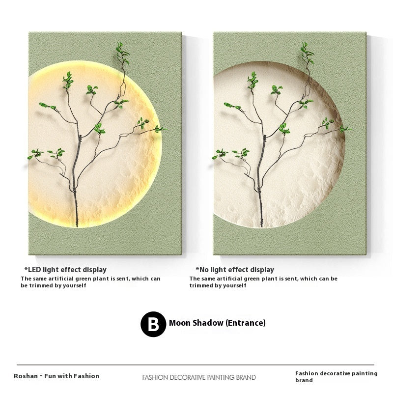 Silent Wind Entrance Painting Moon Mural