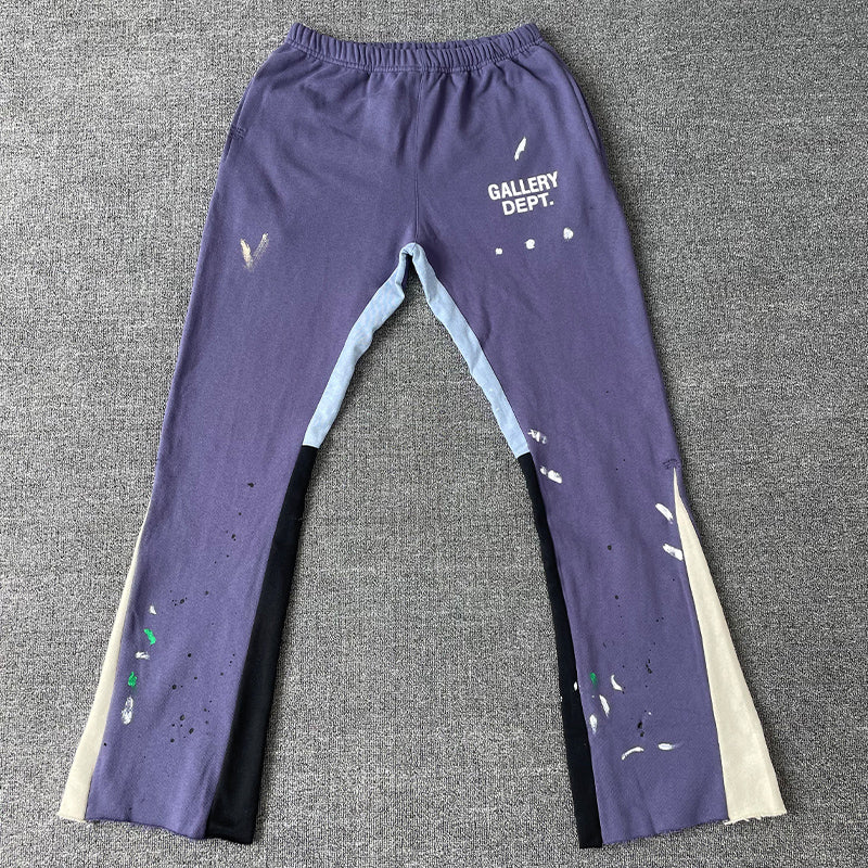 Men's Hand-Painted Splatter Ink Casual Sweatpants