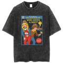 Washed and distressed T-shirt