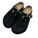 Super leather Bohken half-slip-on head-covering slip-on shoes