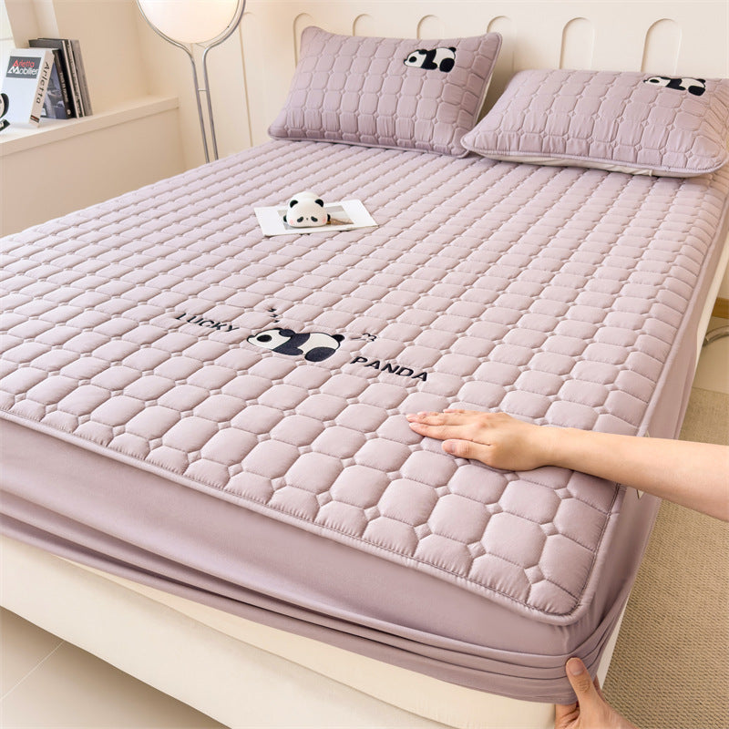 Class a Raw Cotton Soy Fiber Quilted Bed Sheetss All-Inclusive