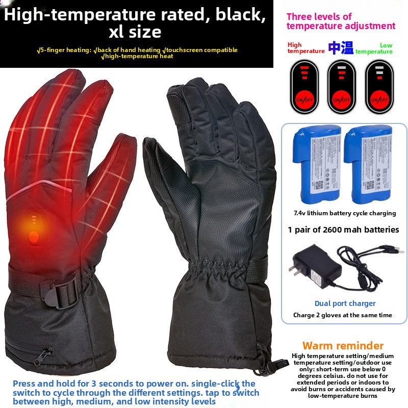 Heated gloves.