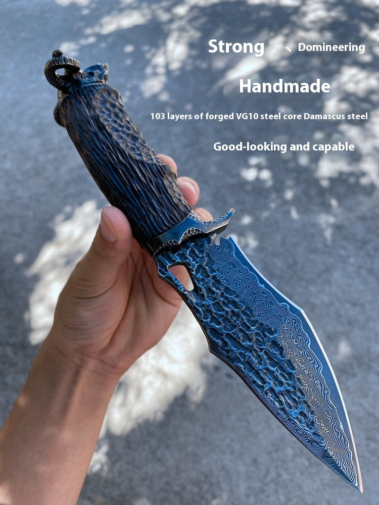 VG10 Damascus Steel Knife Manual Field