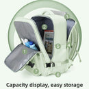 Simple backpacks for men and women, large-capacity business computer bags, multi-functional travel luggage and schoolbags