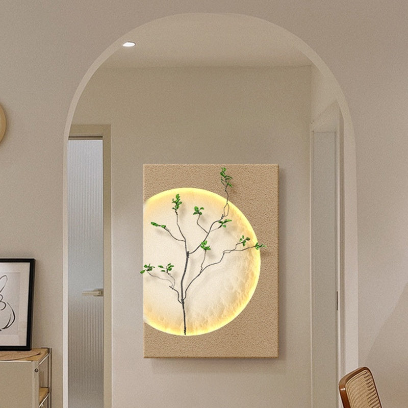 Silent Wind Entrance Painting Moon Mural
